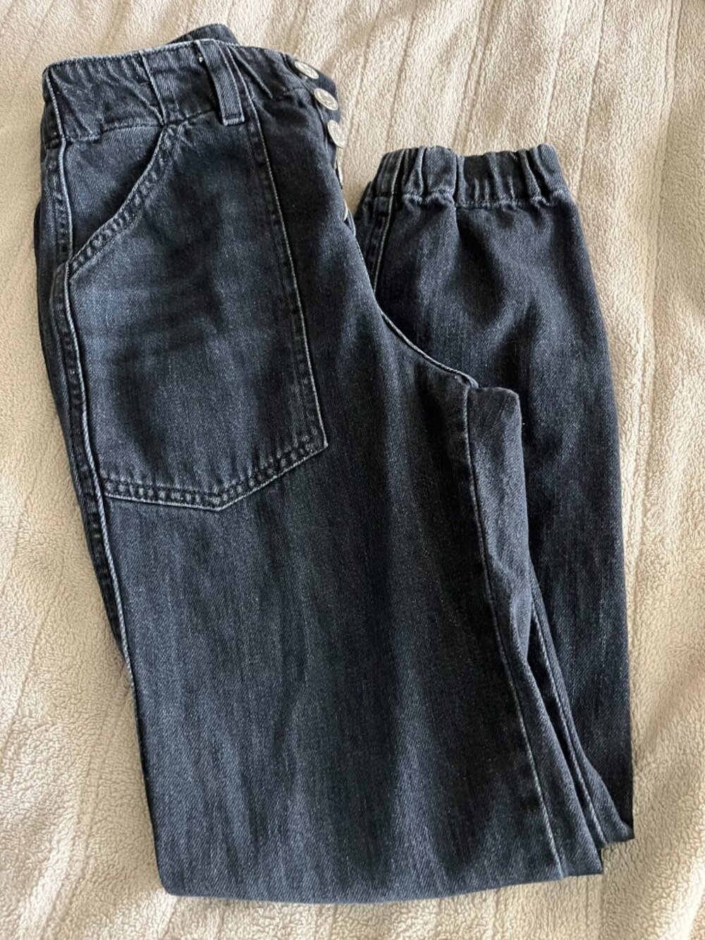 Veronica Beard Black Vintage Wash 'Bolton' Jogger Jeans 23